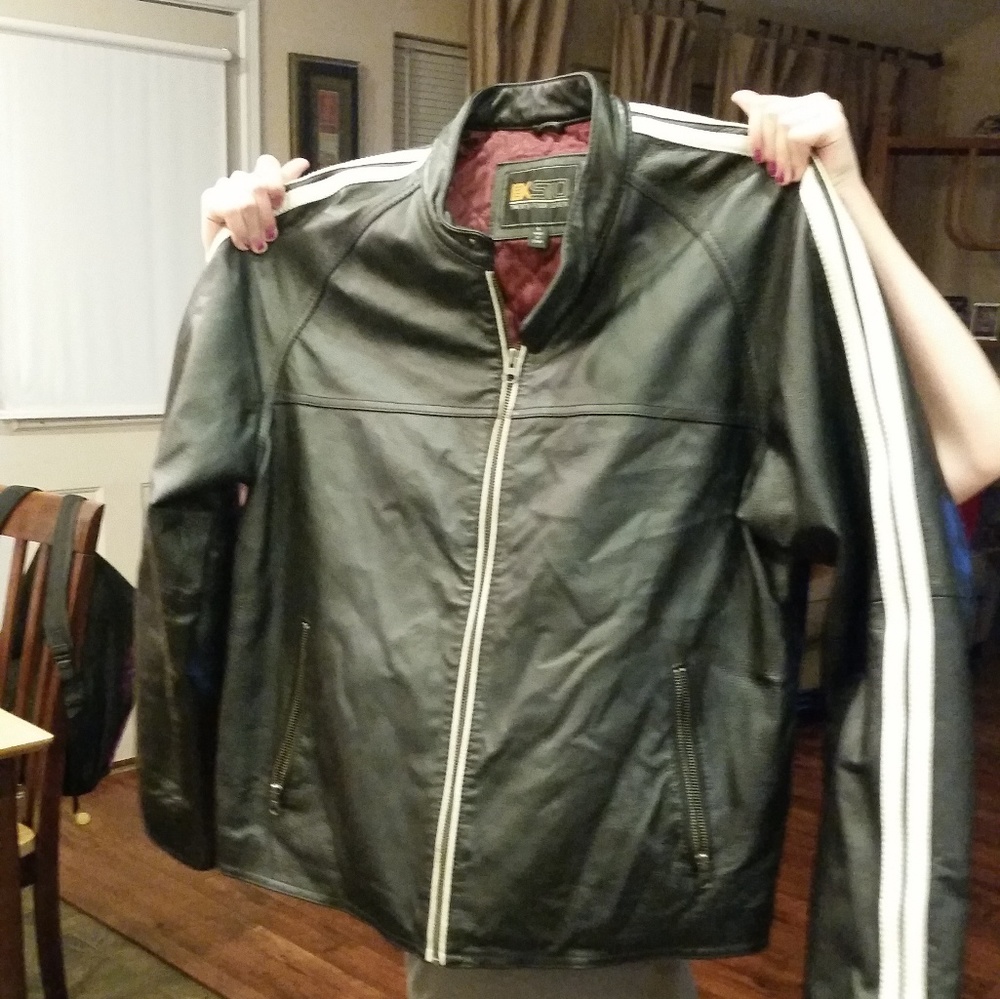 Men's leather jacket